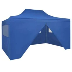 VidaXL Vouwtent Pop-up Met 4 Zijwanden 3x4,5 M Blauw