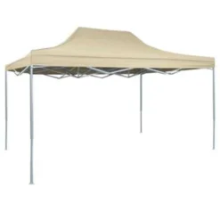 VidaXL Partytent Inklapbaar 3x4 M Staal Crème