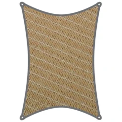 Coolaroo Schaduwdoek Rechthoek 5x3m Zand