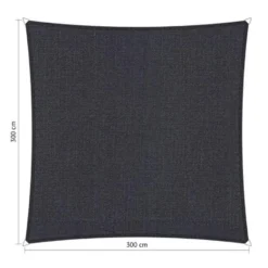 Shadow Comfort Vierkant 3x3m Carbon Black