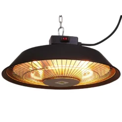 Beliani Terrasverwarmer SANGAY - Zwart Aluminium