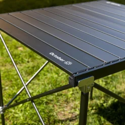 Opvouwbare Aluminium Campingtafel 72x65x51 Cm - 65x72x51 Cm - Aluminium - Zwart -Aanbiedingen Tuin Ruimte Winkel 1000078126 0102
