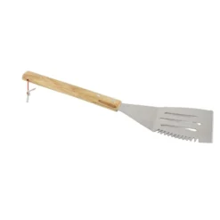 Orange85 BBQ Spatel RVS 41cm Houten Handvat Barbecue Gereedschap
