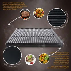 CLP Gietijzeren Grillplaat 45,5x35cm -Aanbiedingen Tuin Ruimte Winkel 1000095593 0103