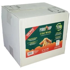 Fire-up Barbecue Aanmaak Houtwolkrullen - 150x - Reukloos - Niet Giftig