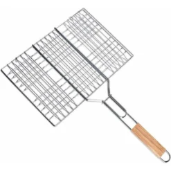 BBQ Collection Barbecue Rooster - Klem Grill - Metaal/hout - 55 X 35 X 2 Cm