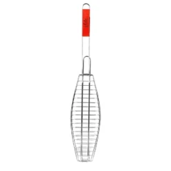 Elite BBQA vis Rooster - Klem Grill - Metaal - 72 X 14 X 1 Cm
