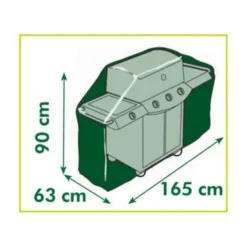 Merkloos Barbecuehoes - Hoes Voor Gas Bbq - 165 X 63 X 90 Cm -Aanbiedingen Tuin Ruimte Winkel 1347875894 0102