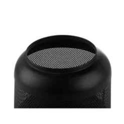 Beliani Vuurkorf Voor Hout VEER - Zwart Staal -Aanbiedingen Tuin Ruimte Winkel 1559023701 0102