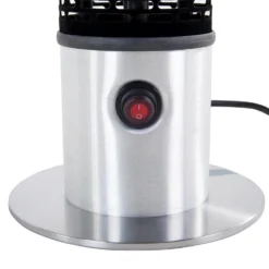 Beliani Terrasverwarmer VEZUVIO - Zwart Aluminium -Aanbiedingen Tuin Ruimte Winkel 1645121544 0103