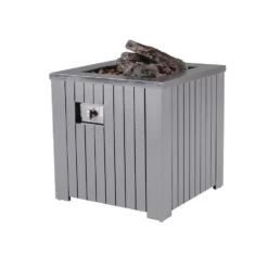 Garden Impressions Cozy Living Gas Vuurtafel Faro 60x60cm- Grey
