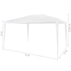 VidaXL Partytent 3x4 Wit -Aanbiedingen Tuin Ruimte Winkel 1c4d4ba3efac4d7b8466531162a42c1f