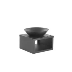 Beliani Vuurkorf Voor Hout TANARA - Zwart Staal -Aanbiedingen Tuin Ruimte Winkel 34bb7e1dc3c84d8db1e1dfddce0a954b