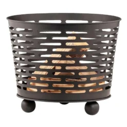 Vuurkorf Ebro - Zwart - 39xØ31,5 Cm -Aanbiedingen Tuin Ruimte Winkel 52400343 0102