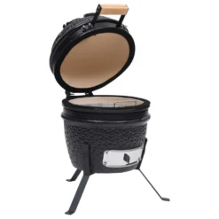 VidaXL Kamado Barbecue 2-in-1 56 Cm Keramiek Zwart -Aanbiedingen Tuin Ruimte Winkel 75d8ae66f01a41ce976b1b4ffe34dcf6