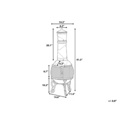 Beliani Vuurkorf Voor Hout TACORA - Messing Staal -Aanbiedingen Tuin Ruimte Winkel 795b73822e29401eac5030f7ec5c4bc7