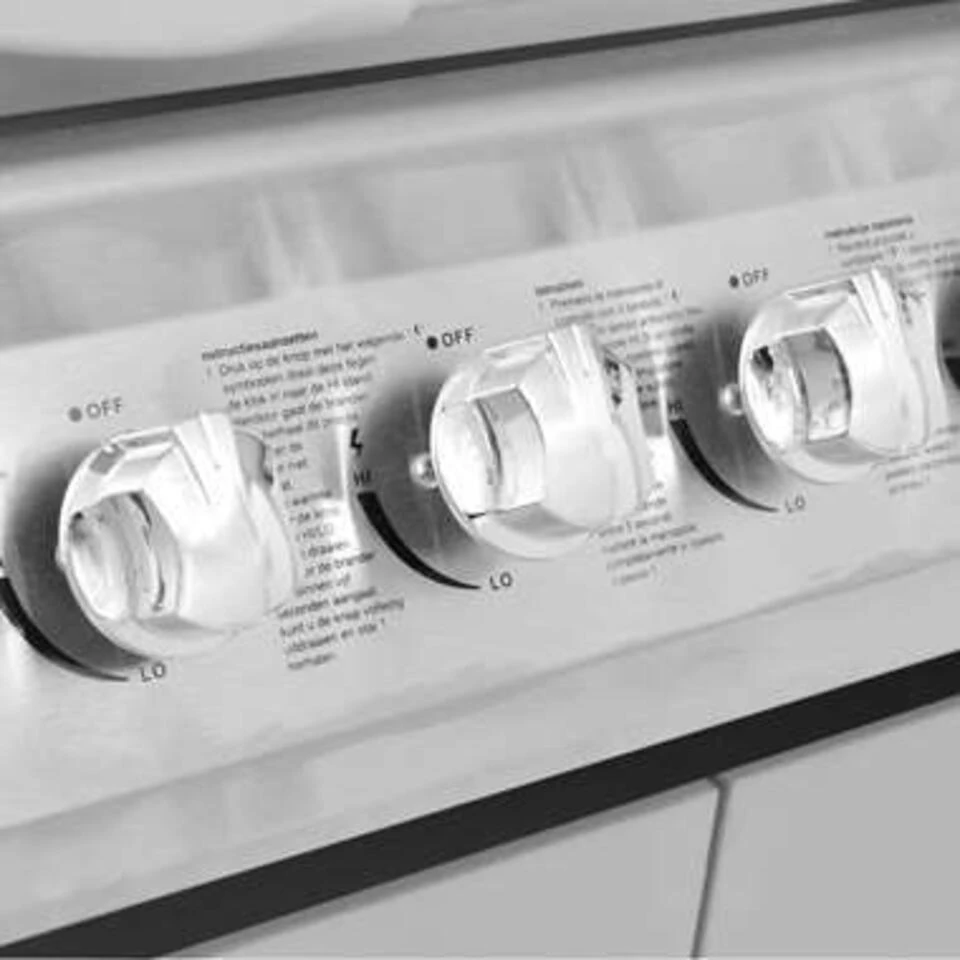 VidaXL Gasbarbecue 4+1 Kookzone Zwart En Zilver 2 VidaXL Gasbarbecue 4+1 Kookzone Zwart En Zilver - Afbeelding 2