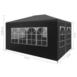 VidaXL Partytent 3x4 M Antraciet -Aanbiedingen Tuin Ruimte Winkel 80e516895c844b26ae411bcf826b8d6a