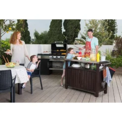 Keter BBQtafel Unity XL - Grijs 7 Keter BBQtafel Unity XL - Grijs -Aanbiedingen Tuin Ruimte Winkel 81027604 0500