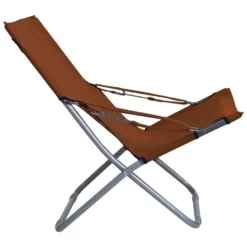 VidaXL Strandstoelen 2 St Inklapbaar Stof Bruin -Aanbiedingen Tuin Ruimte Winkel 8e5246abae8449f4a848d0888763bd27