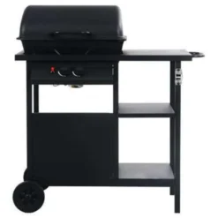 VidaXL Gasbarbecue Met 3-laags Zijtafel Zwart -Aanbiedingen Tuin Ruimte Winkel b811cf94210941d1b73a3840f253d5d4