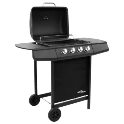 VidaXL Gasbarbecue-grill Met 4 Branders Zwart 7 VidaXL Gasbarbecue-grill Met 4 Branders Zwart -Aanbiedingen Tuin Ruimte Winkel dc50c346530543abb0d90b8d65123d99