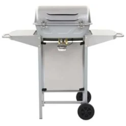 VidaXL Gasbarbecue En Grill Met 2 Kookzones Roestvrij Staal Zilver -Aanbiedingen Tuin Ruimte Winkel f440d7551c4a49c0b28b7e6d191cd6b0